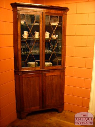 antieke mahonie hoekkast 3