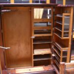 antieke mahonie kledingkast, compactom 1