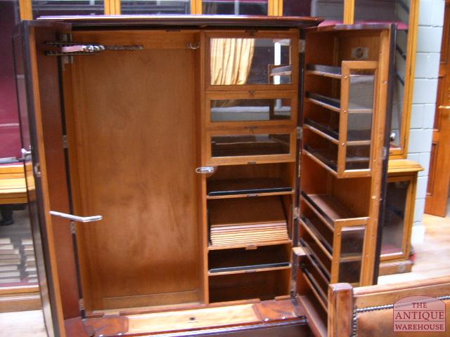 antieke mahonie kledingkast, compactom, VERKOCHT