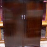 antieke mahonie kledingkast, compactom 3