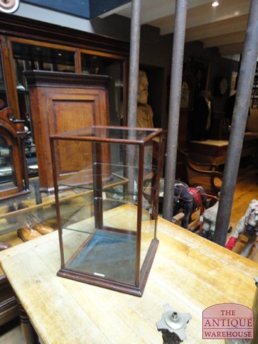 antieke mahonie kleine vitrinekast, VERKOCHT