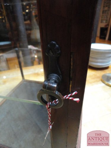 antieke mahonie kleine vitrinekast 3