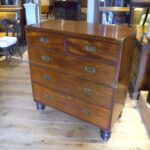 antieke mahonie ladekast 1