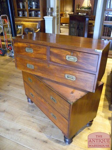 antieke mahonie ladekast 3