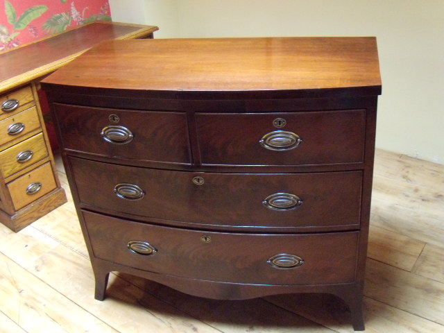 antieke mahonie ladekast 2