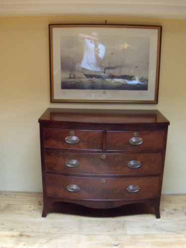 antieke mahonie ladekast 3