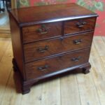 antieke mahonie ladekast 2