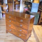 antieke mahonie ladekast 1