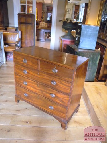 antieke mahonie ladekast, VERKOCHT