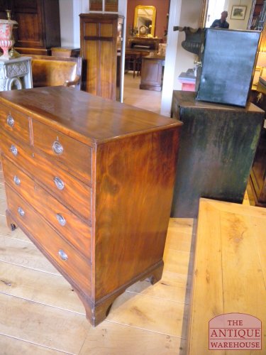 antieke mahonie ladekast 2