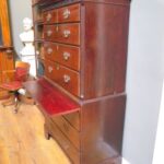 antieke mahonie ladekast 2