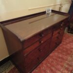 antieke mahonie ladekast 1