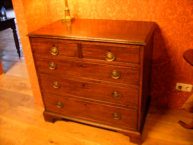 antieke mahonie ladekast 3