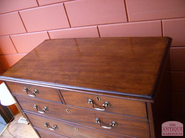 antieke mahonie ladekast 2