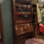 Antieke mahonie Lebus boekenkast 1