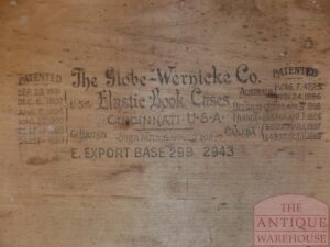 Antieke mahonie of eikenhouten, Globe Wernicke boekenkast origineel