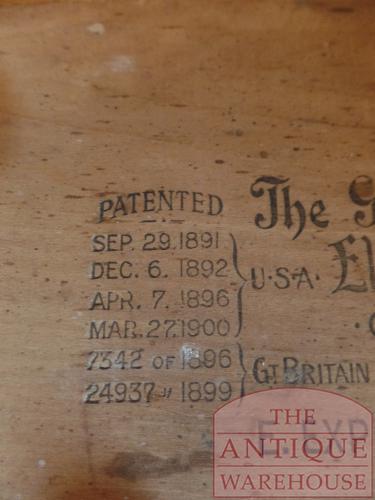 Antieke mahonie of eikenhouten Globe Wernicke boekenkast origineel 3