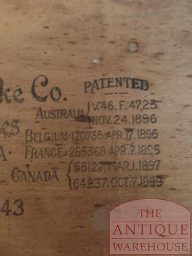 Antieke mahonie of eikenhouten Globe Wernicke boekenkast origineel 4