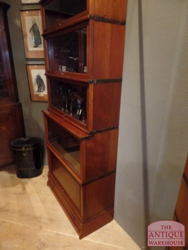 Antieke mahonie originele Globe Wernicke boekenkast 3