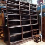 Antieke mahonie originele stapelbare Globe Wernicke boekenkast 1