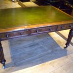 Antieke mahonie partners schrijftafel circa 1800 1