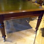 Antieke mahonie partners schrijftafel circa 1800 4