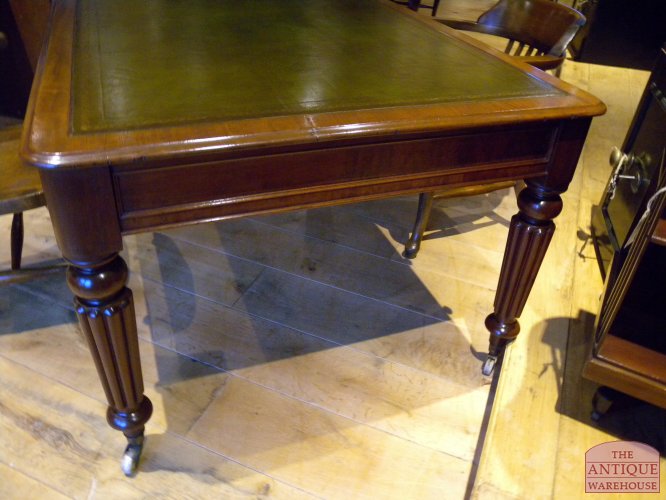 Antieke mahonie partners schrijftafel circa 1800 4