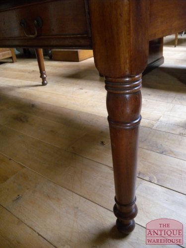 antieke mahonie partnes schrijftafel, VERKOCHT