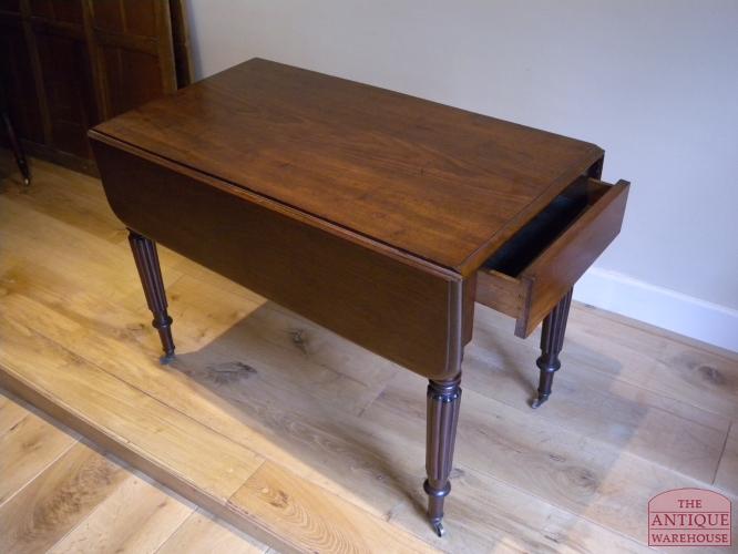 antieke mahonie pembroke tafel 3