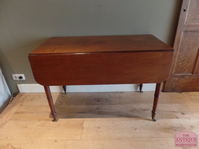 antieke mahonie pembroke tafel, VERKOCHT