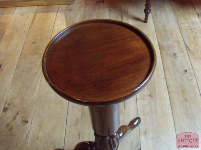 antieke mahonie pied de stalle, VERKOCHT