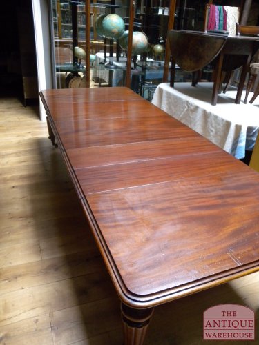 antieke mahonie pull out dining table, VERKOCHT