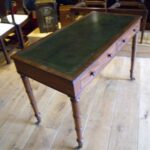 Antieke mahonie Regency schrijftafel circa 1800/1820 1