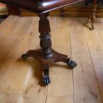 antieke mahonie schaaktafel 1