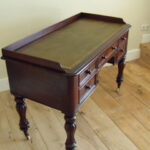 Antieke mahonie schrijftafel circa 1800/1820 2