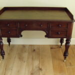 Antieke mahonie schrijftafel circa 1800/1820 3