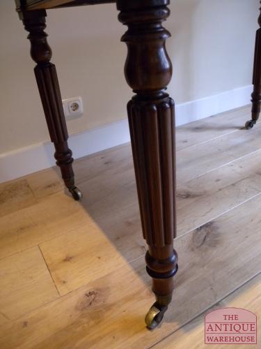 antieke mahonie schrijftafel, circa 1800 1820, VERKOCHT