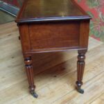 Antieke mahonie schrijftafel circa 1840 1