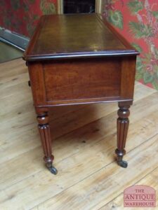 antieke mahonie schrijftafel, circa 1840, VERKOCHT