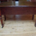 Antieke mahonie schrijftafel circa 1840 2