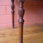 Antieke mahonie schrijftafel circa 1870 2