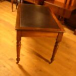 Antieke mahonie schrijftafel circa 1870 1