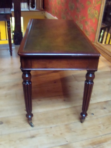 antieke mahonie schrijftafel, circa 1870, VERKOCHT