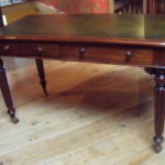 Antieke mahonie schrijftafel circa 1850 3