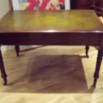 Antieke mahonie schrijftafel circa 1870 3