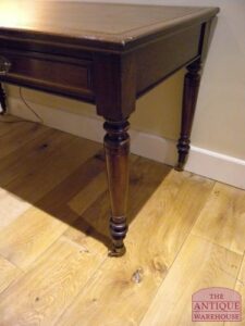 antieke mahonie schrijftafel, circa 1870, VERKOCHT