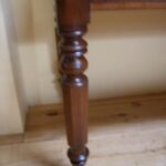 Antieke mahonie schrijftafel circa 1880 1