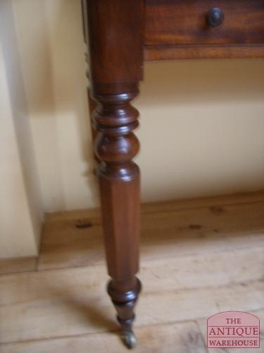 antieke mahonie schrijftafel, circa 1880, VERKOCHT