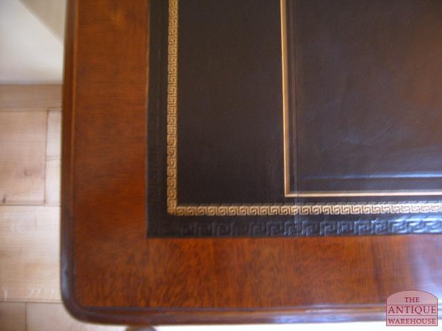 Antieke mahonie schrijftafel circa 1880 2
