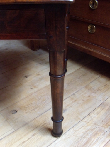 antieke mahonie schrijftafel, circa 1880, VERKOCHT